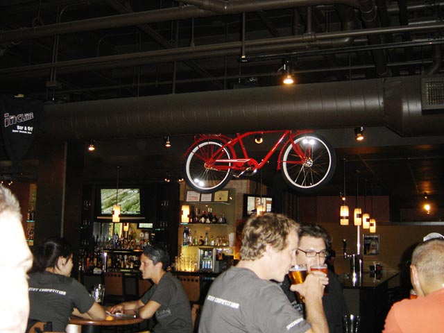 εστιατόριο με ποδηλατική διακόσμηση