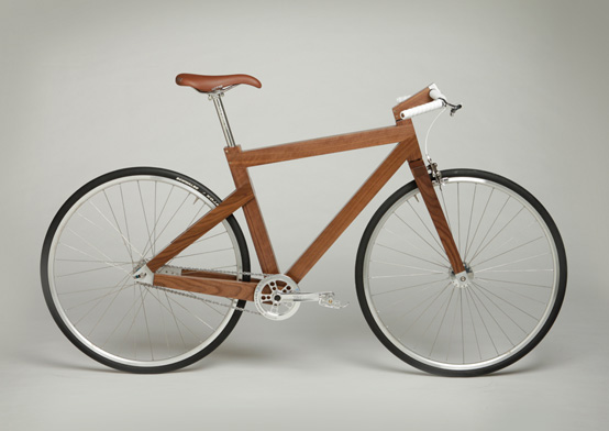 Lagomorph Design: Ποδήλατο από ξύλο καρυδιάς